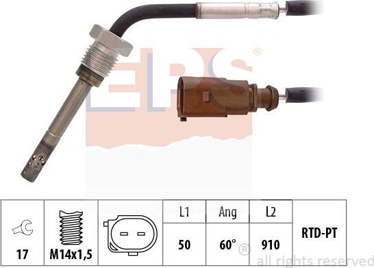 MDR EPS-1220 140 - Sensor of exhaust gas Temperature car-mod.net