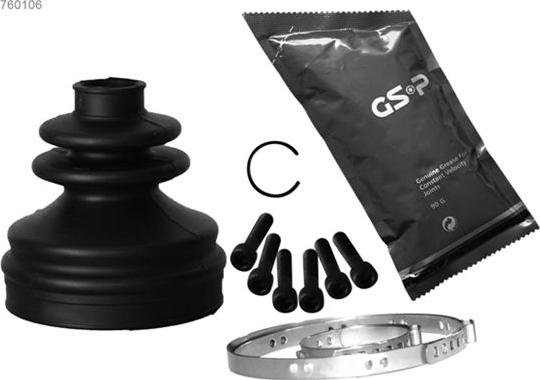 MDR GSP-760106 - Bellow, drive shaft car-mod.net