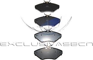 MDR MFP-2007 - Brake Pad Set, disc brake car-mod.net