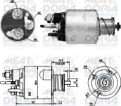 Meat & Doria 46169 - Solenoid Switch, starter car-mod.net