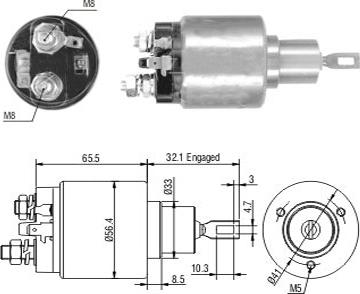 Meat & Doria 46243 - Solenoid Switch, starter car-mod.net