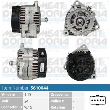 Meat & Doria 5610044 - Alternator car-mod.net