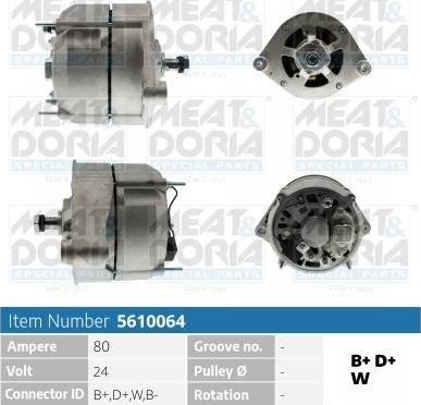Meat & Doria 5610064 - Alternator car-mod.net