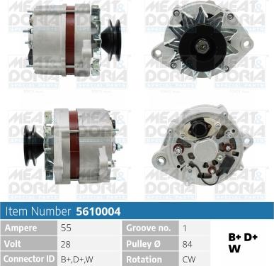 Meat & Doria 5610004 - Alternator car-mod.net