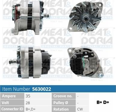 Meat & Doria 5630022 - Alternator car-mod.net
