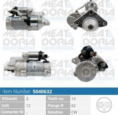 Meat & Doria 5040632 - Starter car-mod.net