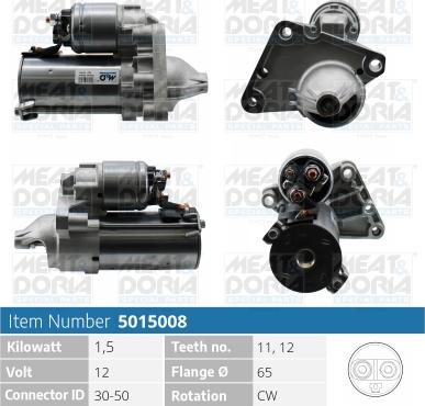 Meat & Doria 5040917 - Starter car-mod.net