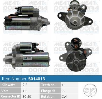 Meat & Doria 5014013 - Starter car-mod.net