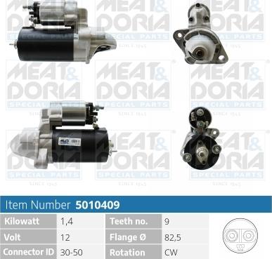 Meat & Doria 5010409 - Starter car-mod.net