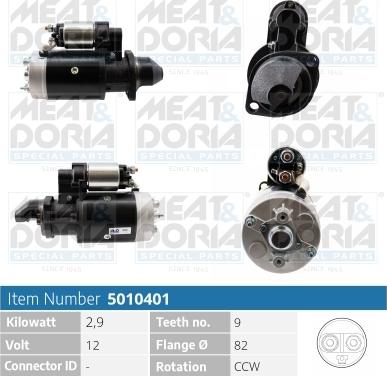 Meat & Doria 5010401 - Starter car-mod.net