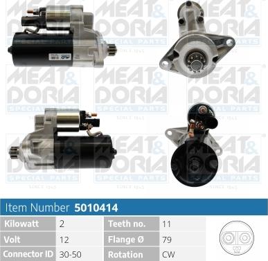 Meat & Doria 5010414 - Starter car-mod.net