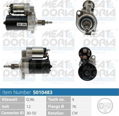 Meat & Doria 5010483 - Starter car-mod.net