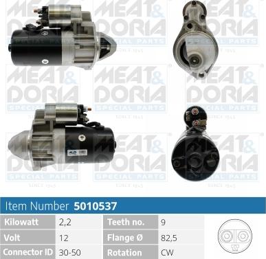 Meat & Doria 5010537 - Starter car-mod.net