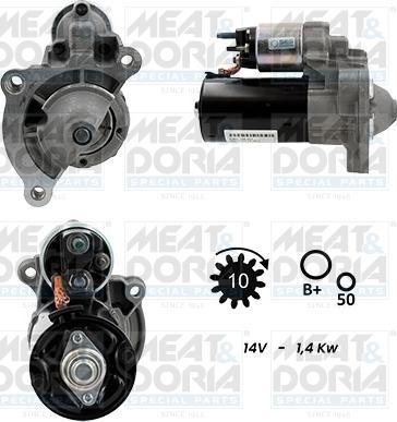 Meat & Doria 5010040G - Alternator, starter car-mod.net