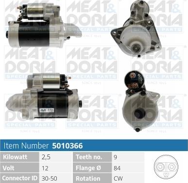 Meat & Doria 5010366 - Starter car-mod.net
