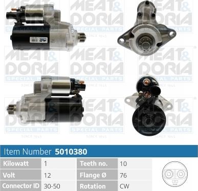 Meat & Doria 5010380 - Starter car-mod.net