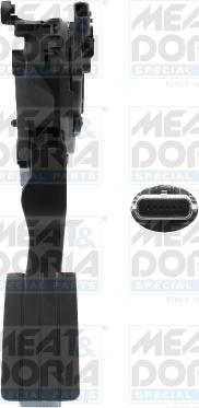 Meat & Doria 83782 - Accelerator Pedal Kit car-mod.net