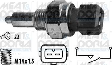 Meat & Doria 36003 - Reverse light Switch car-mod.net