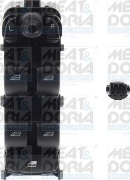 Meat & Doria 26666 - Switch, window regulator car-mod.net