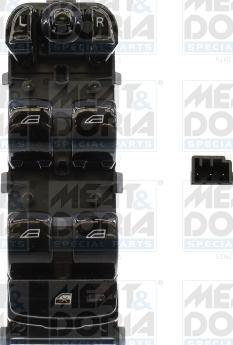 Meat & Doria 26662 - Switch, window regulator car-mod.net