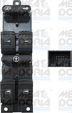 Meat & Doria 26841 - Switch, window regulator car-mod.net