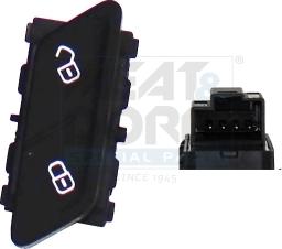 Meat & Doria 206277 - Door lock switch, button car-mod.net