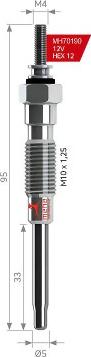 MEHA AUTOMOTIVE MH70190 - Glow Plug car-mod.net