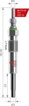 MEHA AUTOMOTIVE MH70136 - Glow Plug car-mod.net
