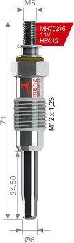 MEHA AUTOMOTIVE MH70215 - Glow Plug car-mod.net