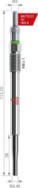 MEHA AUTOMOTIVE MH70222 - Glow Plug car-mod.net