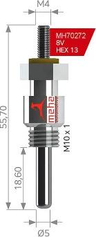 MEHA AUTOMOTIVE MH70272 - Glow Plug car-mod.net