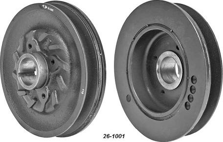 MEHA AUTOMOTIVE MHK60057 - Belt Pulley, crankshaft car-mod.net