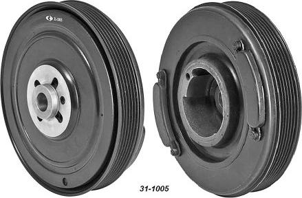 MEHA AUTOMOTIVE MHK60114 - Belt Pulley, crankshaft car-mod.net