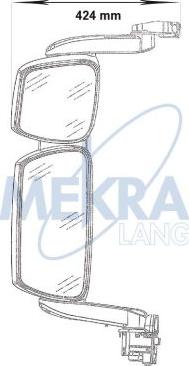 MEKRA 59.1008.011.099 - Outside Mirror, driver cab car-mod.net