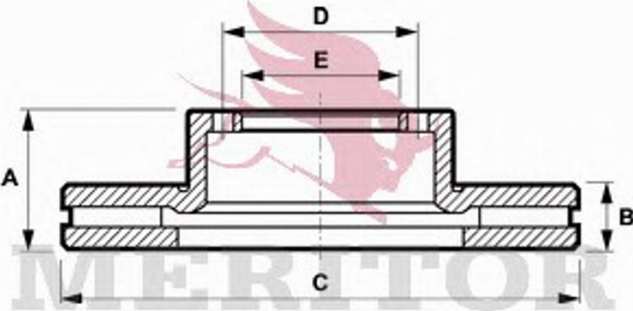 Meritor MBR5104 - Brake Disc car-mod.net