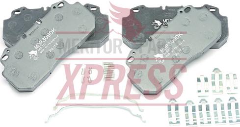 Meritor MDP3087K - Brake Pad Set, disc brake car-mod.net