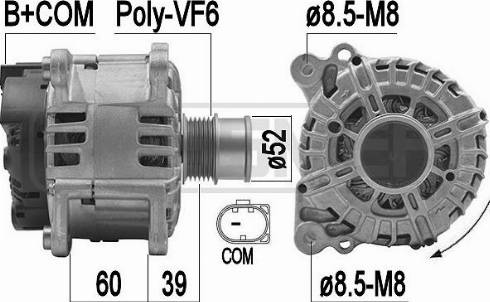 Messmer 209492 - Alternator car-mod.net