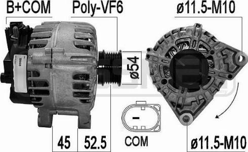 Messmer 209459 - Alternator car-mod.net