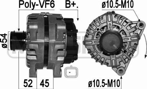 Messmer 209433 - Alternator car-mod.net