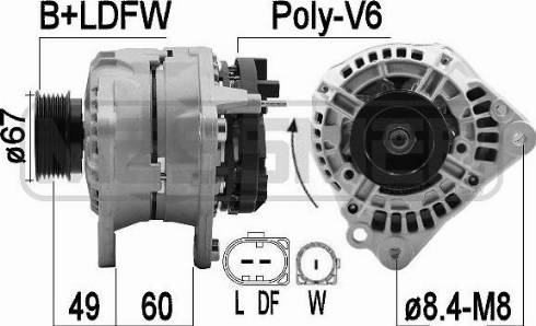 Messmer 209554A - Alternator car-mod.net