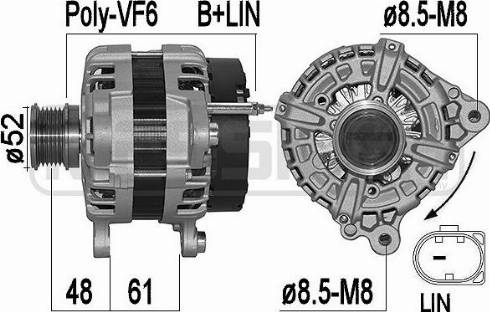 Messmer 209562A - Alternator car-mod.net