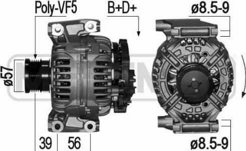Messmer 209058 - Alternator car-mod.net