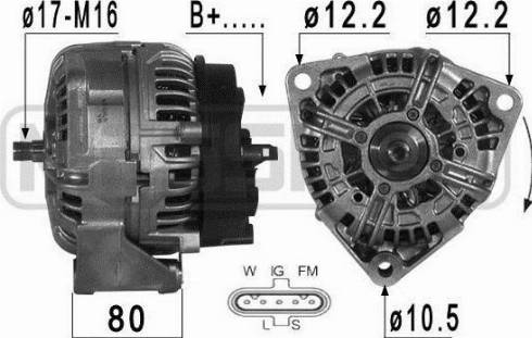 Messmer 209122 - Alternator car-mod.net