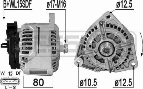 Messmer 209307A - Alternator car-mod.net