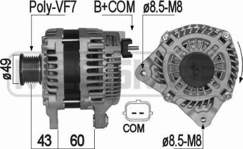 Messmer 209295 - Alternator car-mod.net
