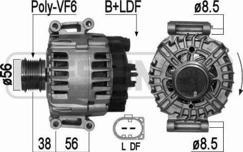 Messmer 209285 - Alternator car-mod.net