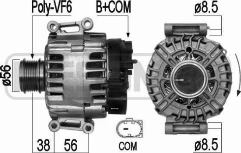 Messmer 209286 - Alternator car-mod.net