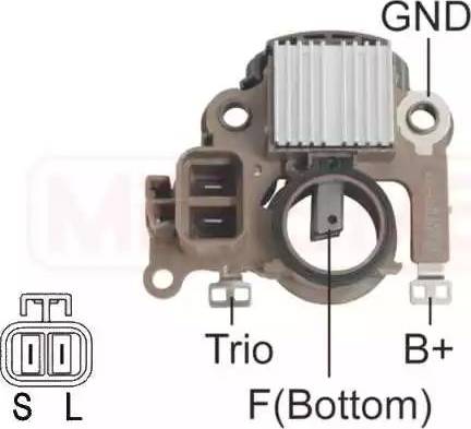 Messmer 215563 - Voltage regulator, alternator car-mod.net