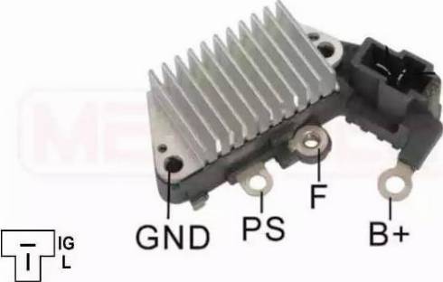 Messmer 215663 - Voltage regulator, alternator car-mod.net