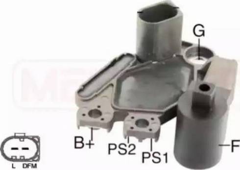 Messmer 215845 - Voltage regulator, alternator car-mod.net